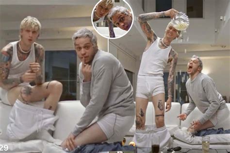 pete davidson nude pics|Pete Davidson, Machine Gun Kelly talk about their penises